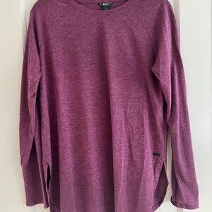 Roots long-sleeved shirt, purple, size large